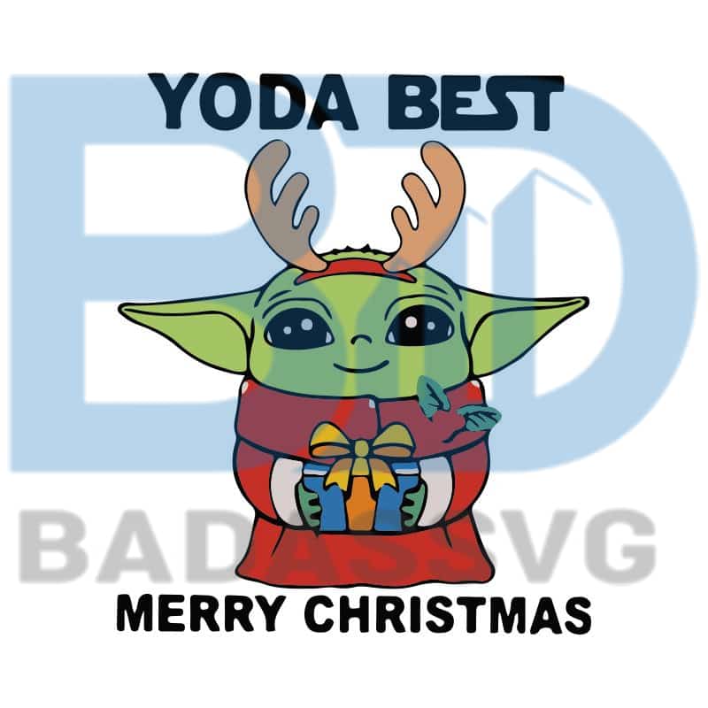 Baby Yoda Christmas Star Wars The Mandalorian svg ,Yoda ...