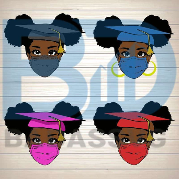 Download Black Woman Masters Graduation Svg Png Dxf Eps Download Files Badassvg