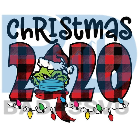 Download Christmas 2020 Svg Grinch 2020 Svg Grinch Face Mask Svg Cricut Vin Badassvg