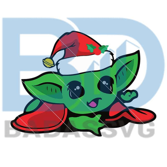 Download Christmas Baby Yoda Svg Christmas Baby Yoda Star Wars Svg Digital Do Badassvg
