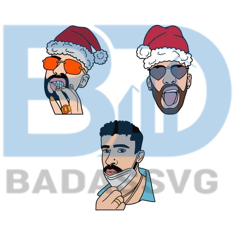 Download Christmas Bad Bunny SVG, Cricut svg, Clipart, Layered SVG ...