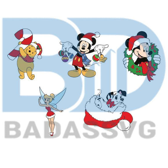 Download Christmas Svg Disney Bundle Mickey Mouse Christmas Svg Winnie Svg Badassvg