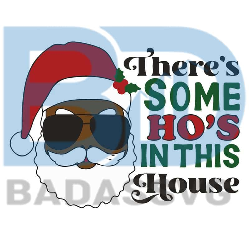 Download Christmas svg, Sunglass Santa Svg, African American Santa ...