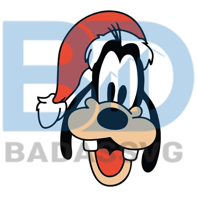 Download Goofy Santa Hat svg, merry xmas svg, christmas svg ...