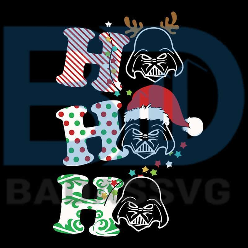 Download Ho Ho Ho Reindeer Santa Darth Vader Christmas svg, merry ...