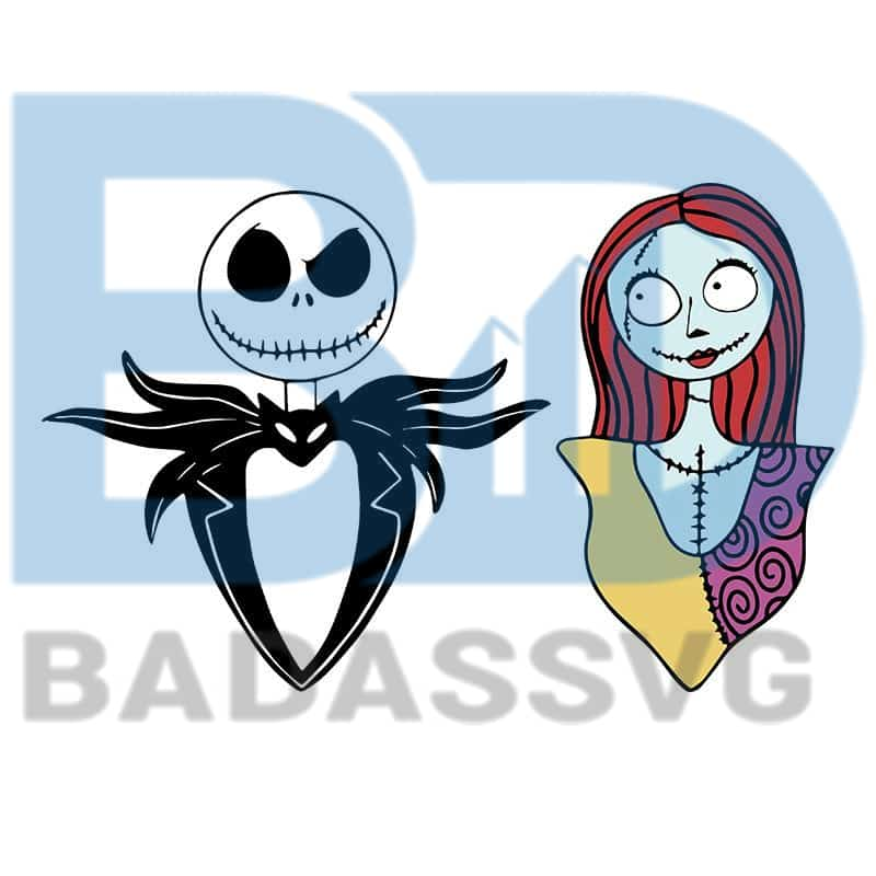 180+ Download Jack Skellington And Sally SVG Free - Download Free SVG ...