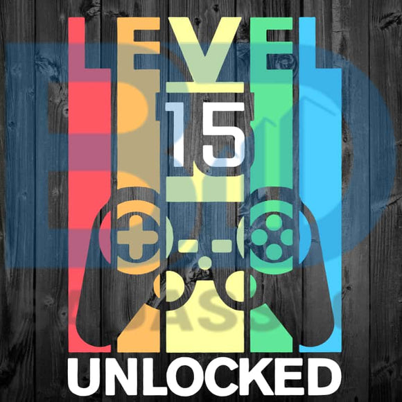 Level 15 Unlocked Svg Png Dxf Eps Download Files Badassvg