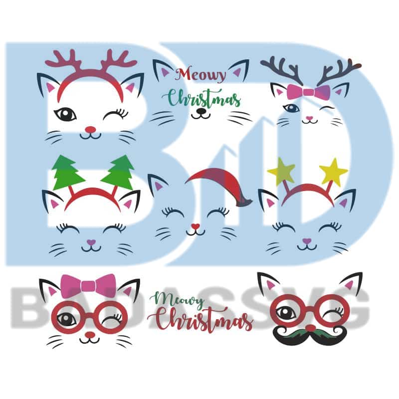 Meowy Christmas Svg - 329+ File SVG PNG DXF EPS Free