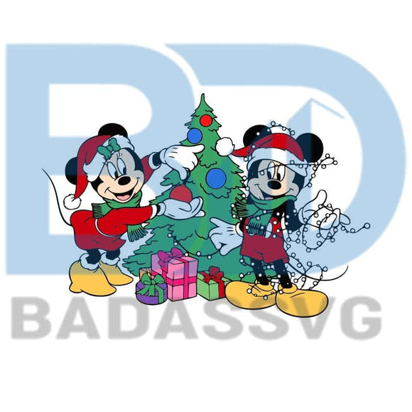 Download Mickey Mouse Christmas Tree Christmas Svg Christmas Svg Files Badassvg