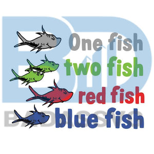 Download One Fish Two Fish Red Fish Blue Fish Dr Seuss Svg Dr Seuss Quotes D Badassvg