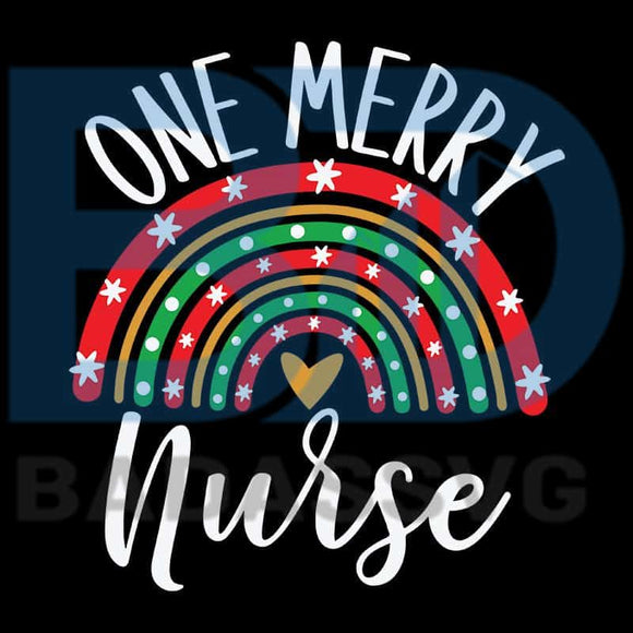Download One Merry Nurse Svg Christmas Nurse Svg Christmas Svg Cut Files Chr Badassvg
