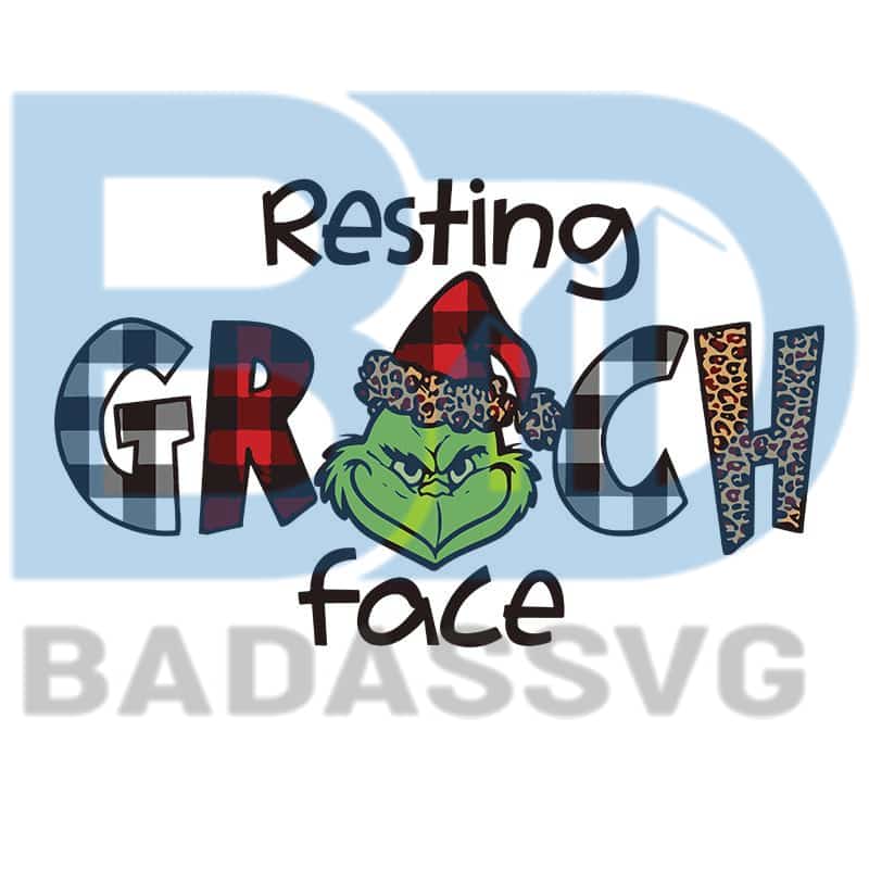 Download Resting Grinch Face svg, Baby Grinch svg, Grinch Christmas ...