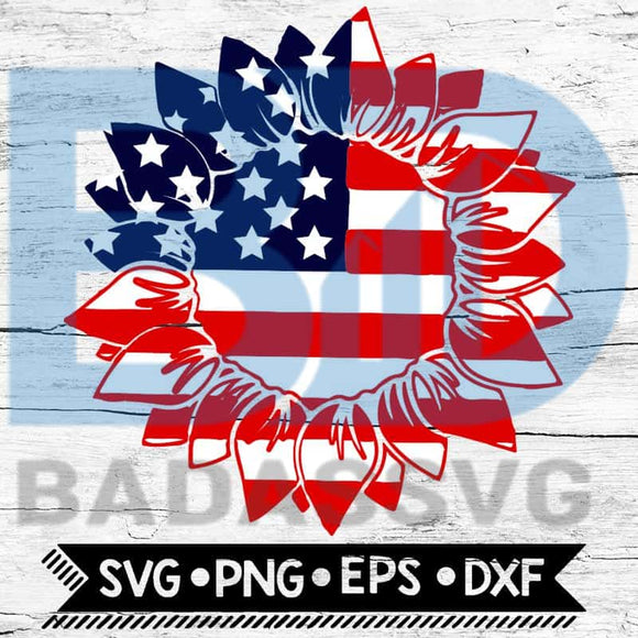 Free Free 237 Sunflower 4Th Of July Svg SVG PNG EPS DXF File
