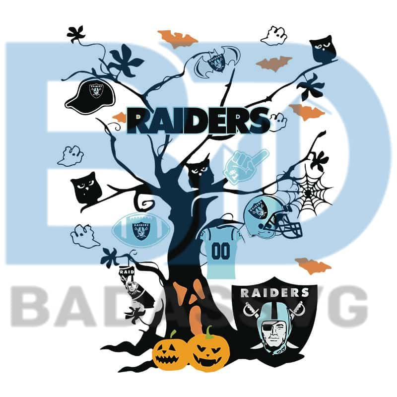 Download Tree Halloween Las Vegas Raiders,NFL Svg, Football Svg ...