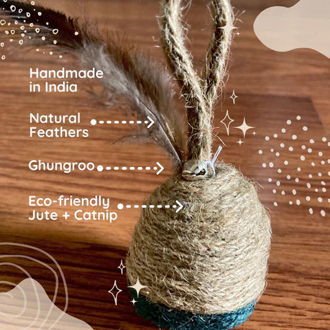 Ecofriendly Jute Cat Toy