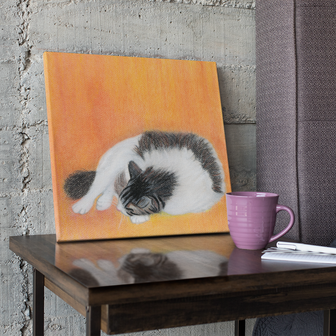 Autumn Nap - Canvas Print - Curious Cat Company