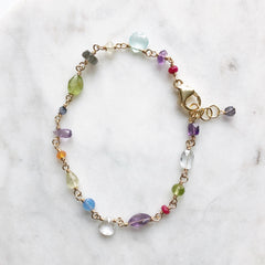 gemstone bracelet by Sarah Cornwell Jewelry, Sarah Cornwell