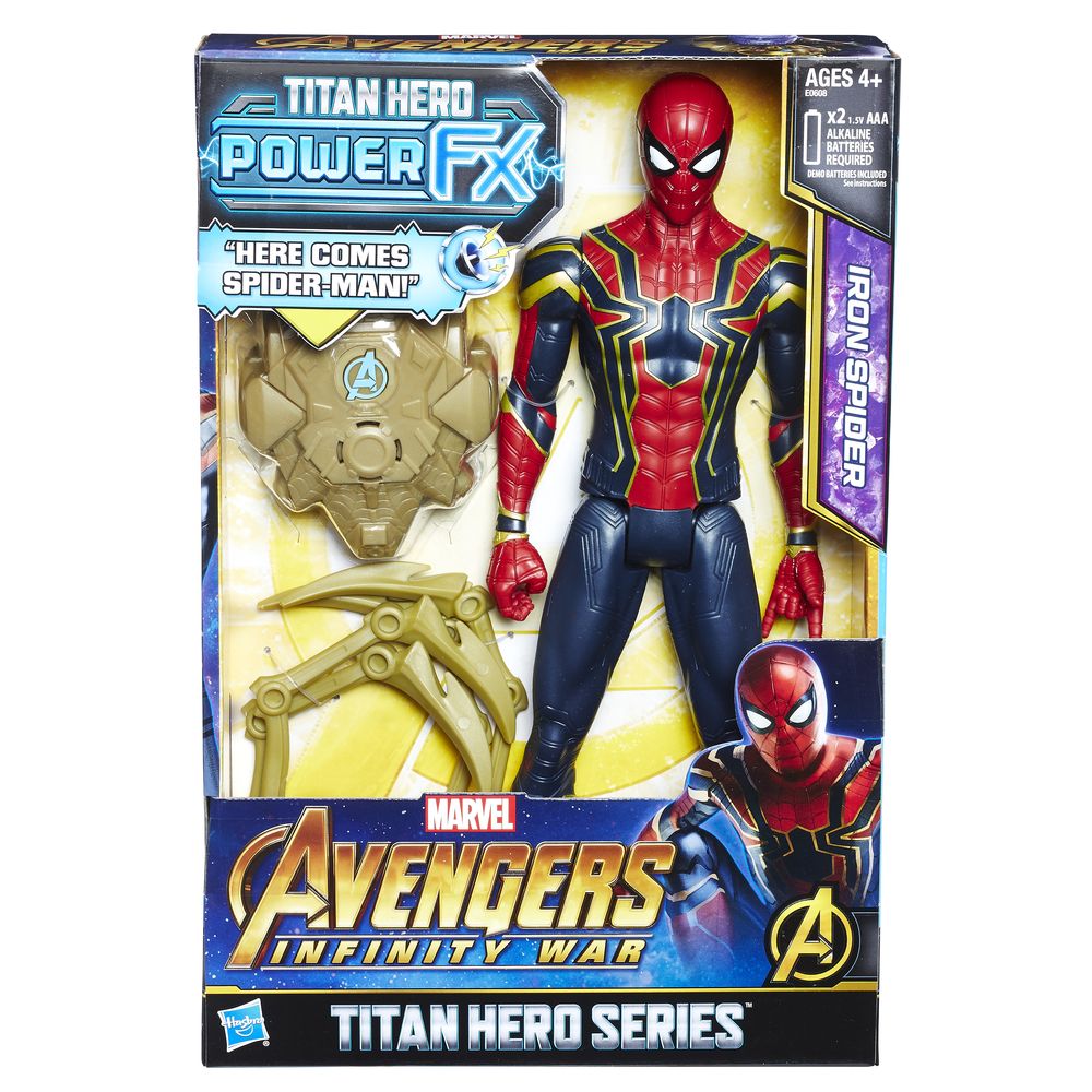 Avengers Infinity War 29Cm Titan Hero Power Fx Iron Spider | Toyworld –  Toyworld Aus