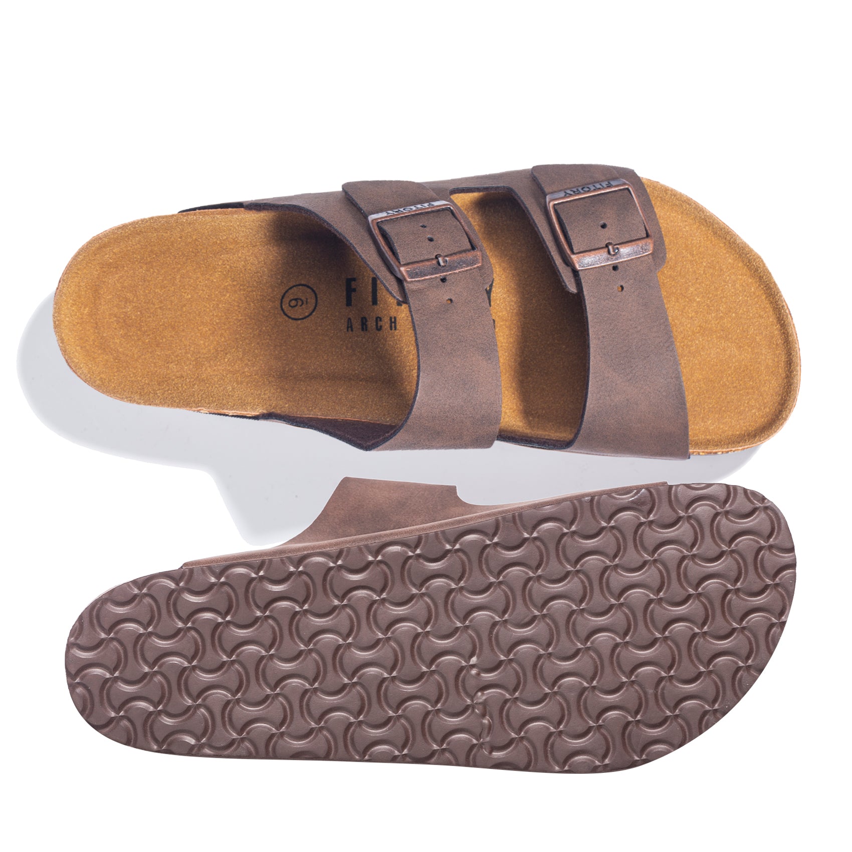 Men's Classic Slides With Adjustable Buckle Straps - Mens Sandals with ...