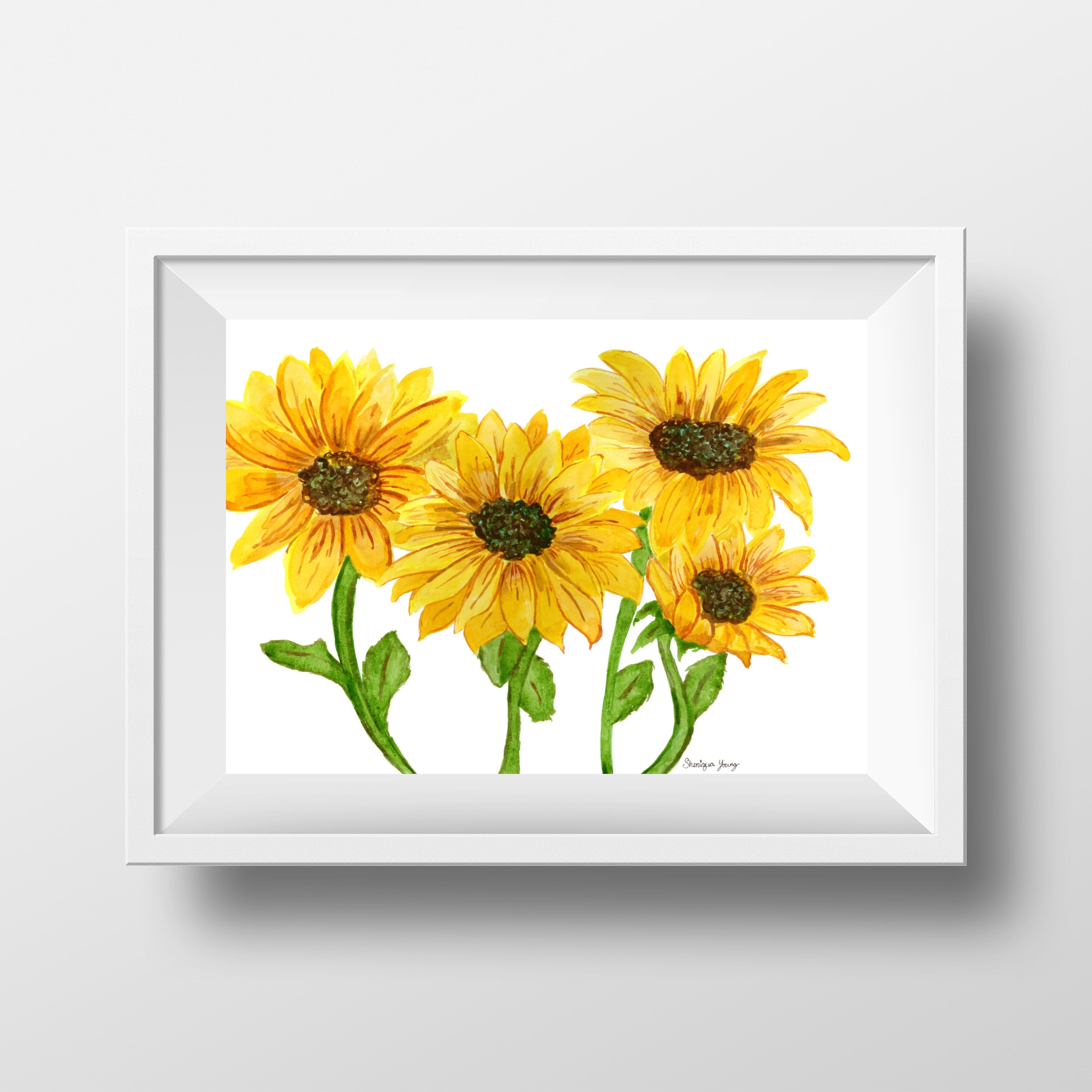 Sunflowers #2 Art Print
