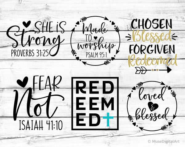 Download Bible Quotes Svg Bundle Scripture Svg Christian Bundle Svg Bible Ve Musedigitalart