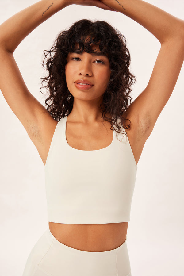 Girlfriend Collective Off-White Paloma Sports Bra Girlfriend Collective