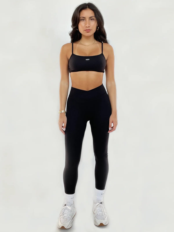 F&F Active, Pants & Jumpsuits, Ff Active Black Straight Leg Leggings 6