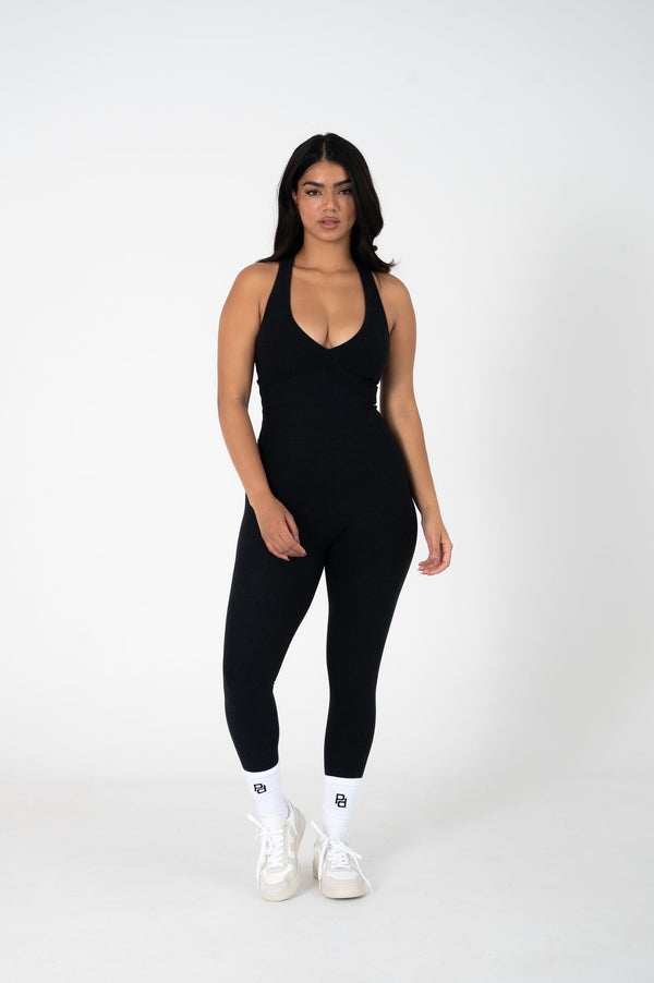 Go The Distance Jumpsuit - Black