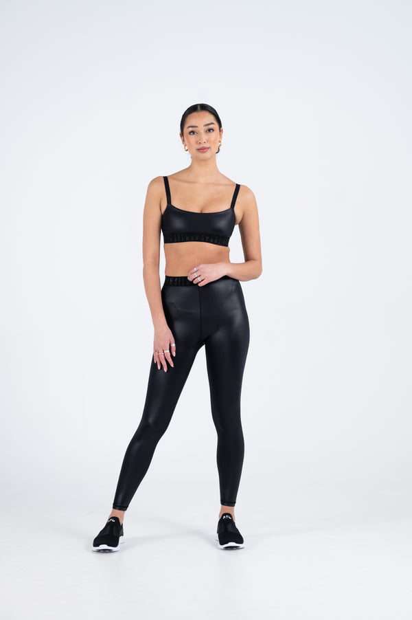 Adam Selman Sport Women's Black Bonded Active Legging Black Size