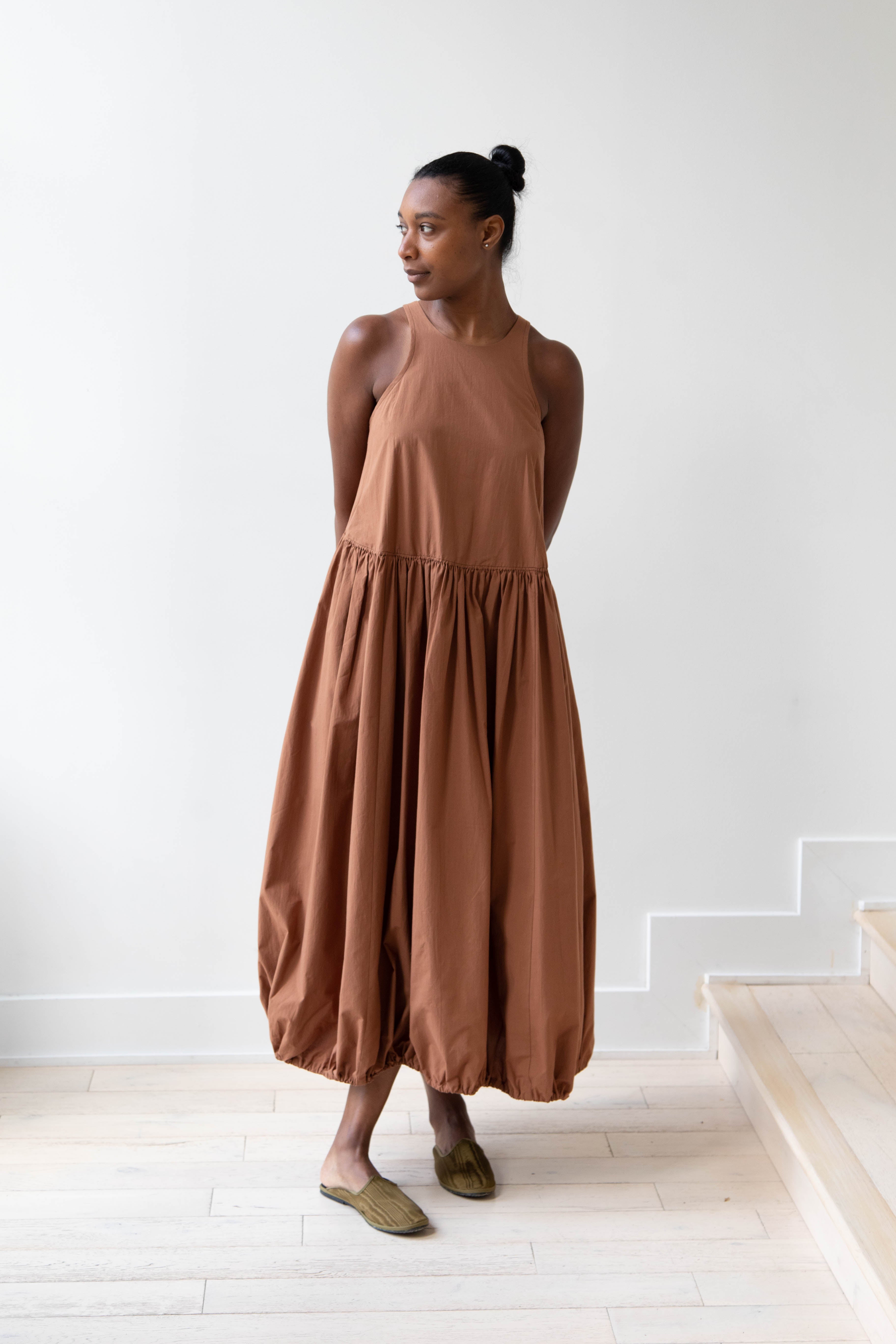 rennes — Sayaka Davis | Balloon Dress in Coffee