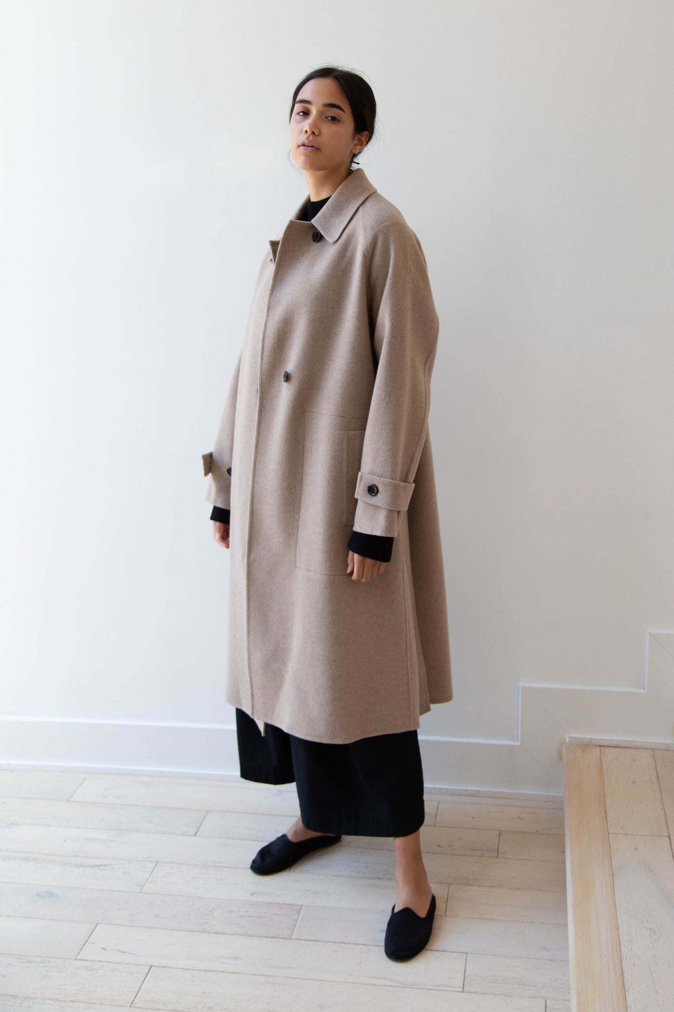 SAYAKA DAVIS (サヤカデイヴィス) Double Face Balmacaan Coat