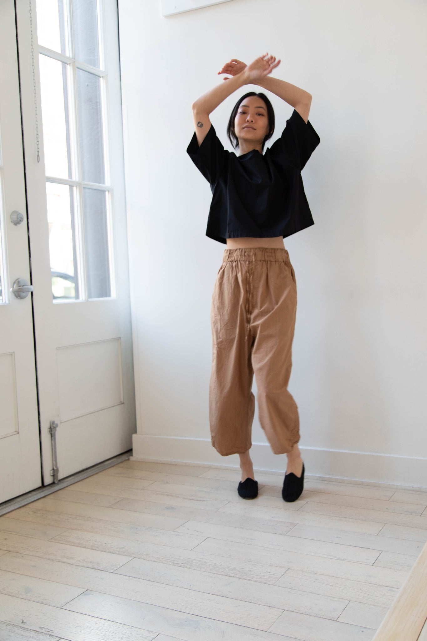 Album di Famiglia | Wide & Short Trousers TC in Pottery