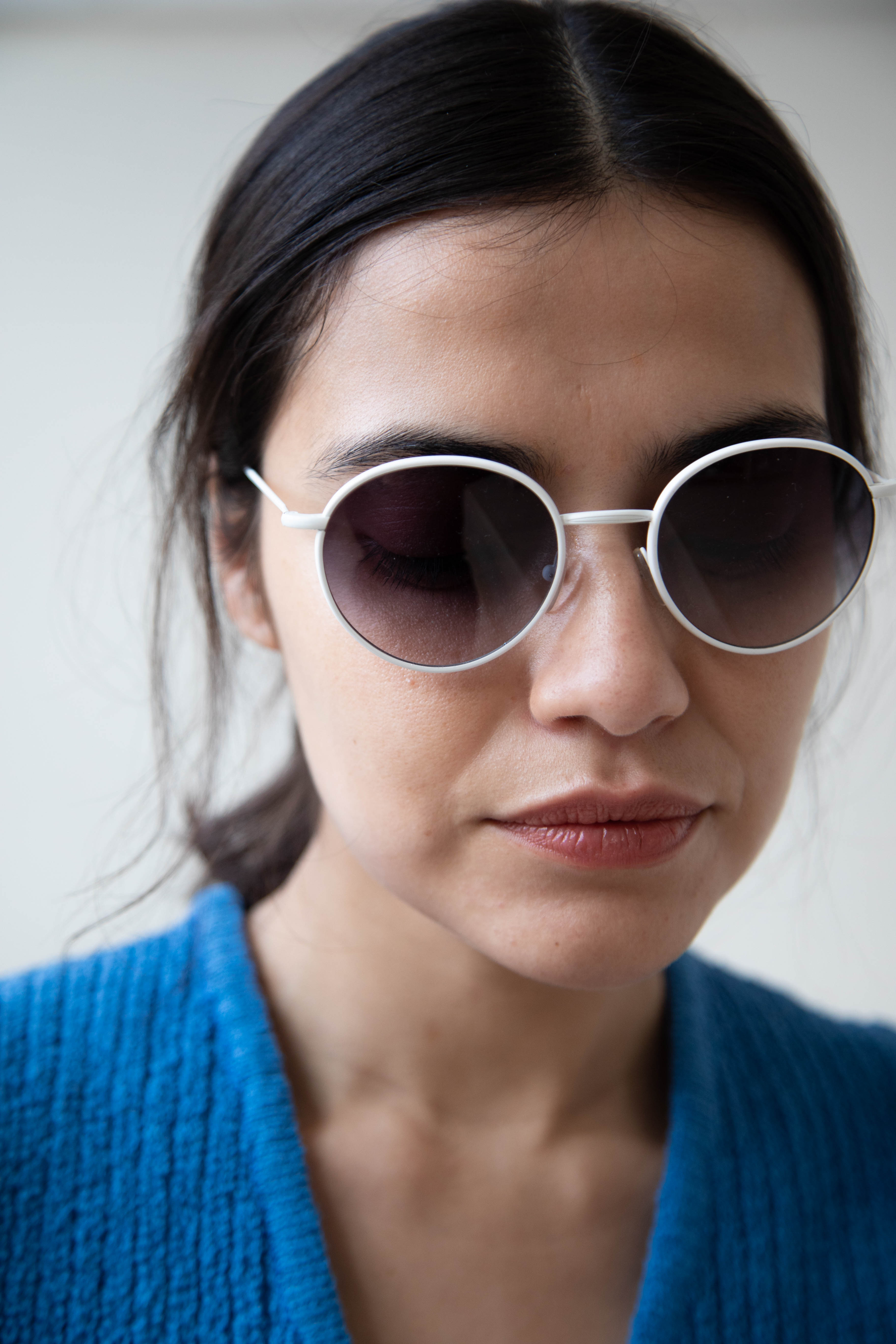 rennes — Eva Masaki | Taea Sunglasses in White