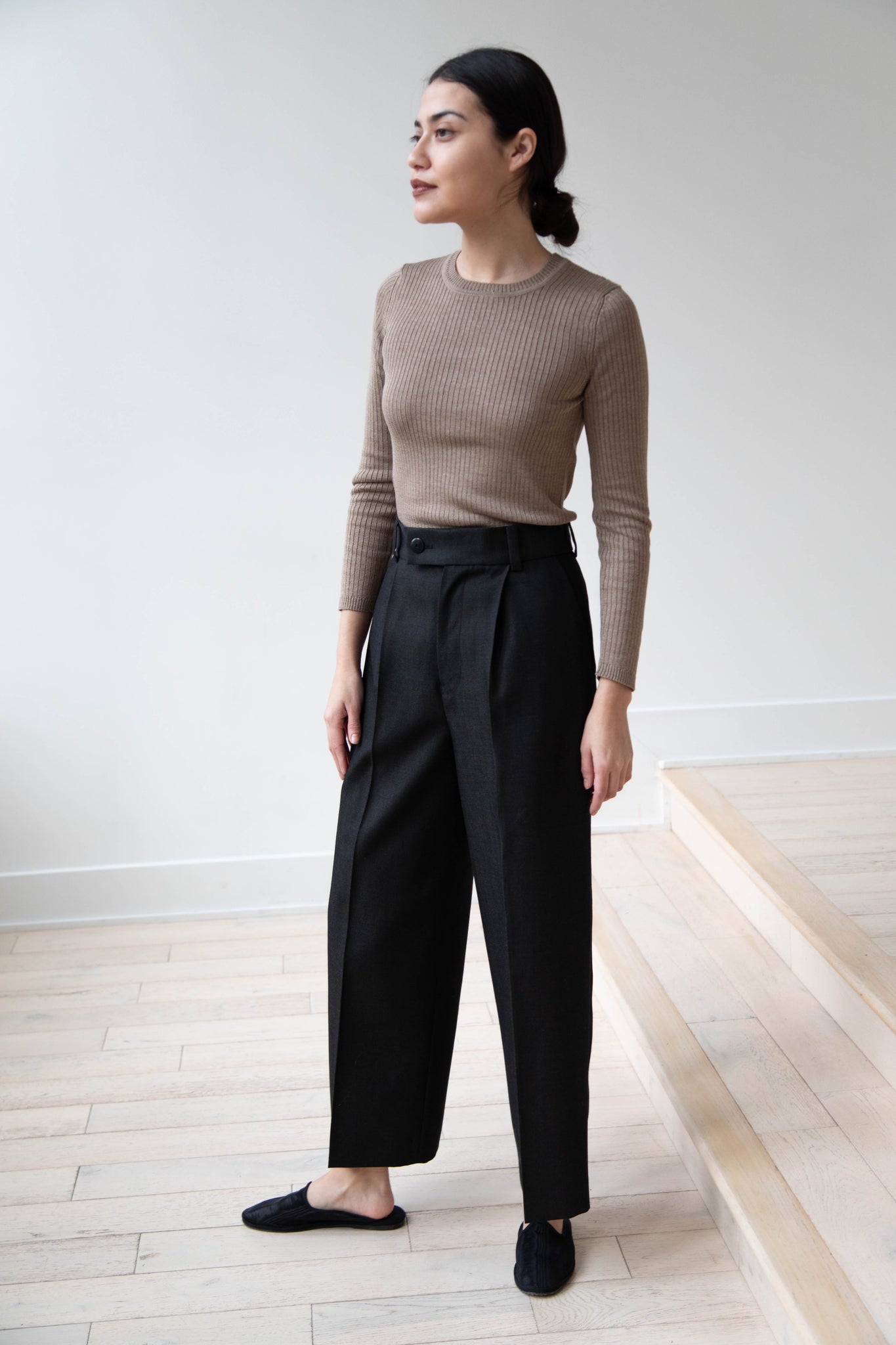 Arts & Science Simple Wide Leg Pants