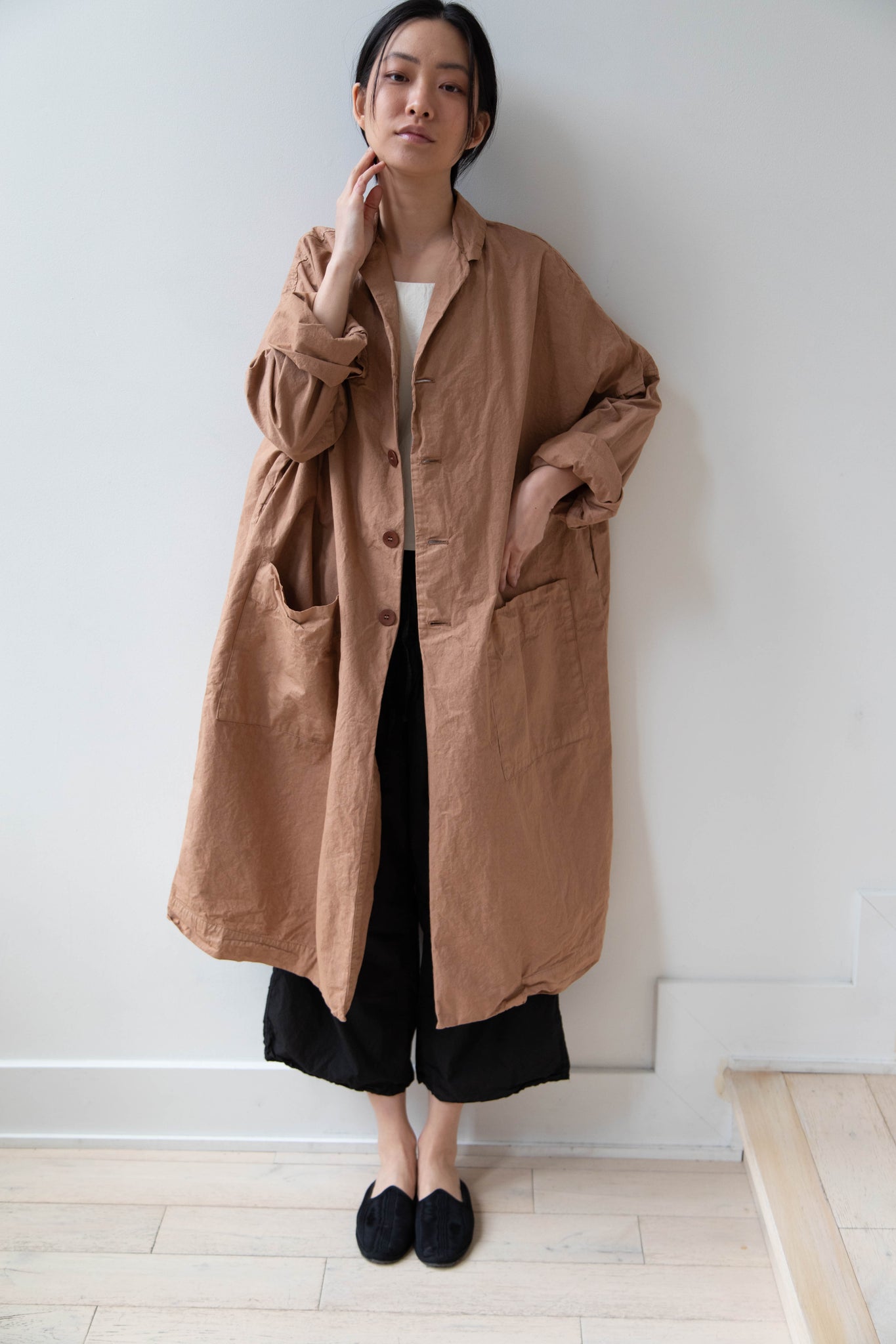 ALBUM DI FAMIGLIA】LINEN LOOSE BLAZER-