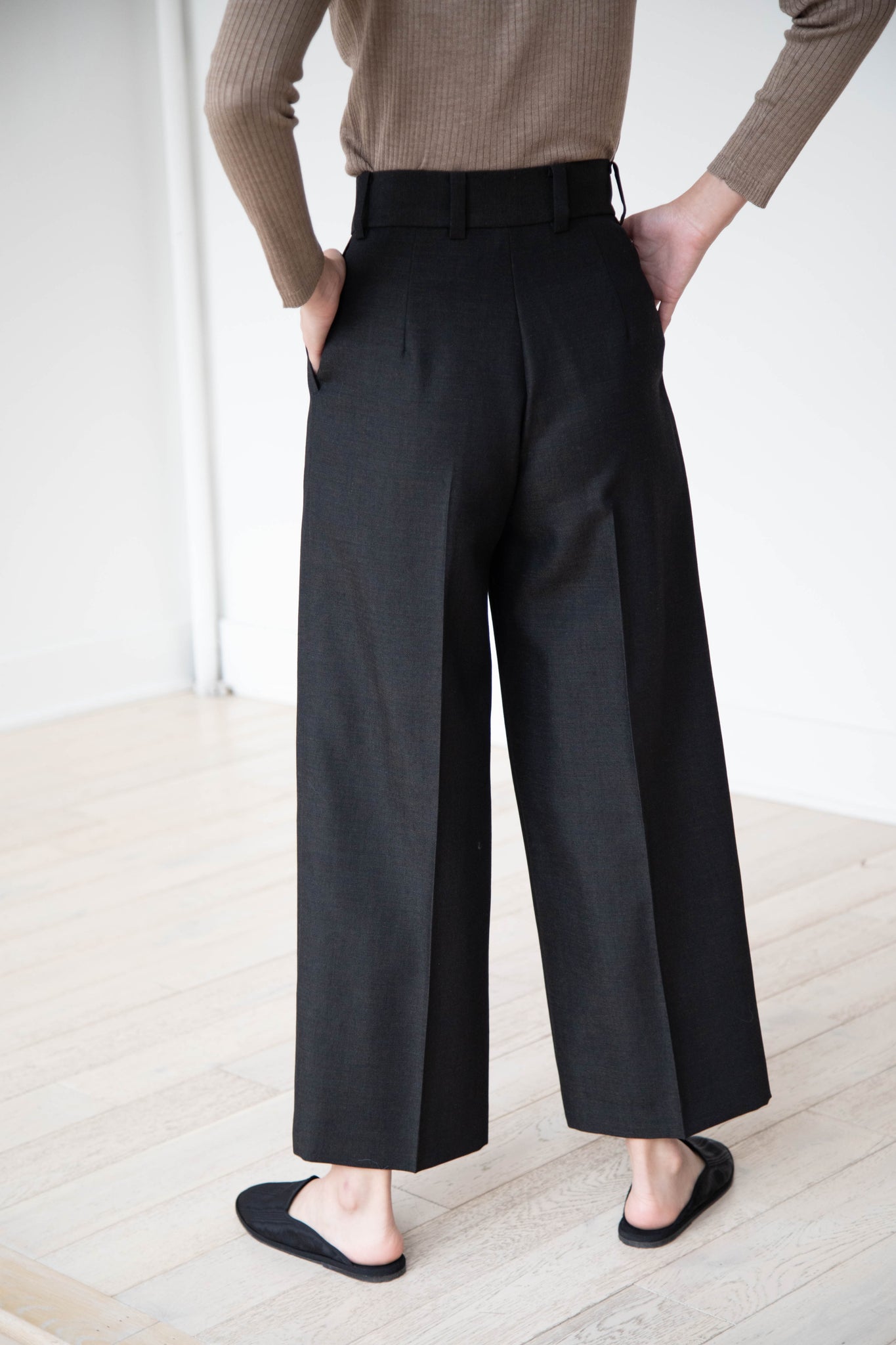 rennes — Arts & Science Simple Wide Leg Pants