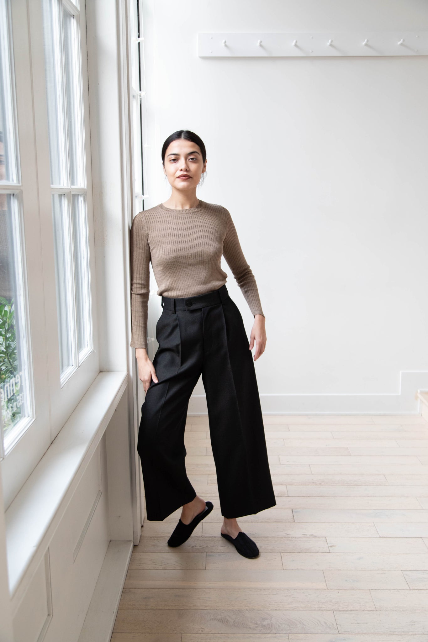 rennes — Arts & Science Simple Wide Leg Pants