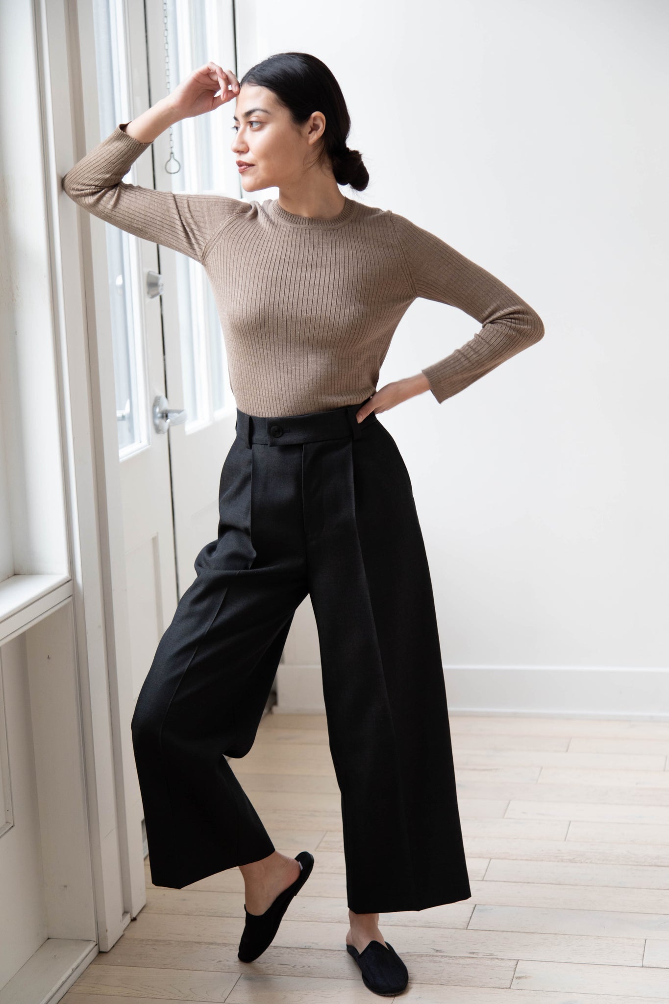 Arts & Science Simple Wide Leg Pants