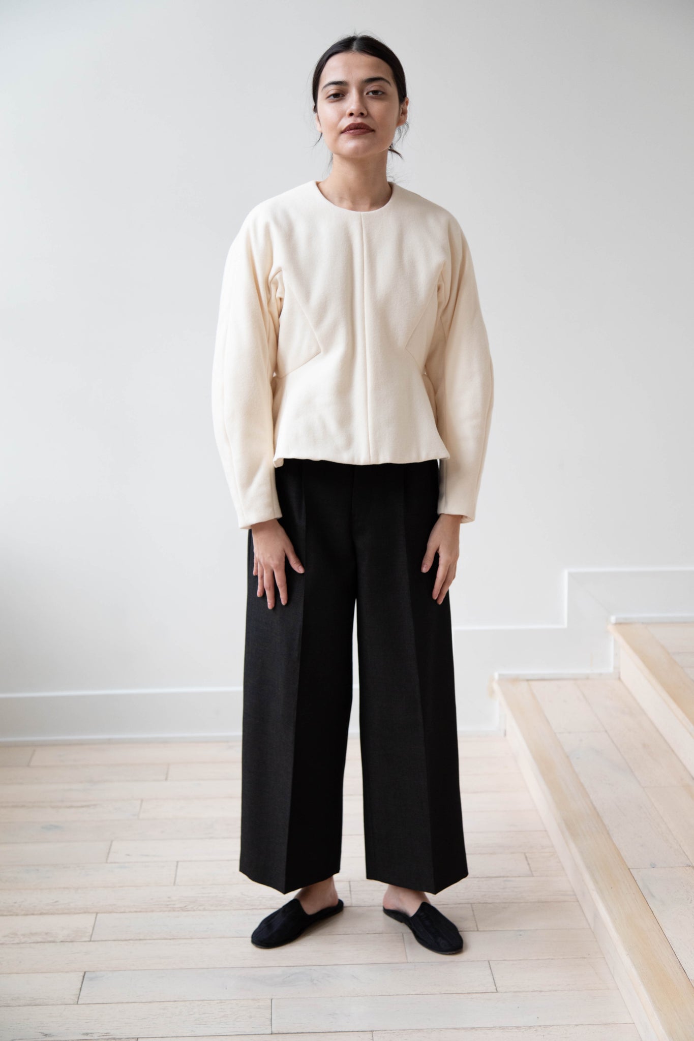 Tenne Handcrafted Modern | Pullover in Ivory