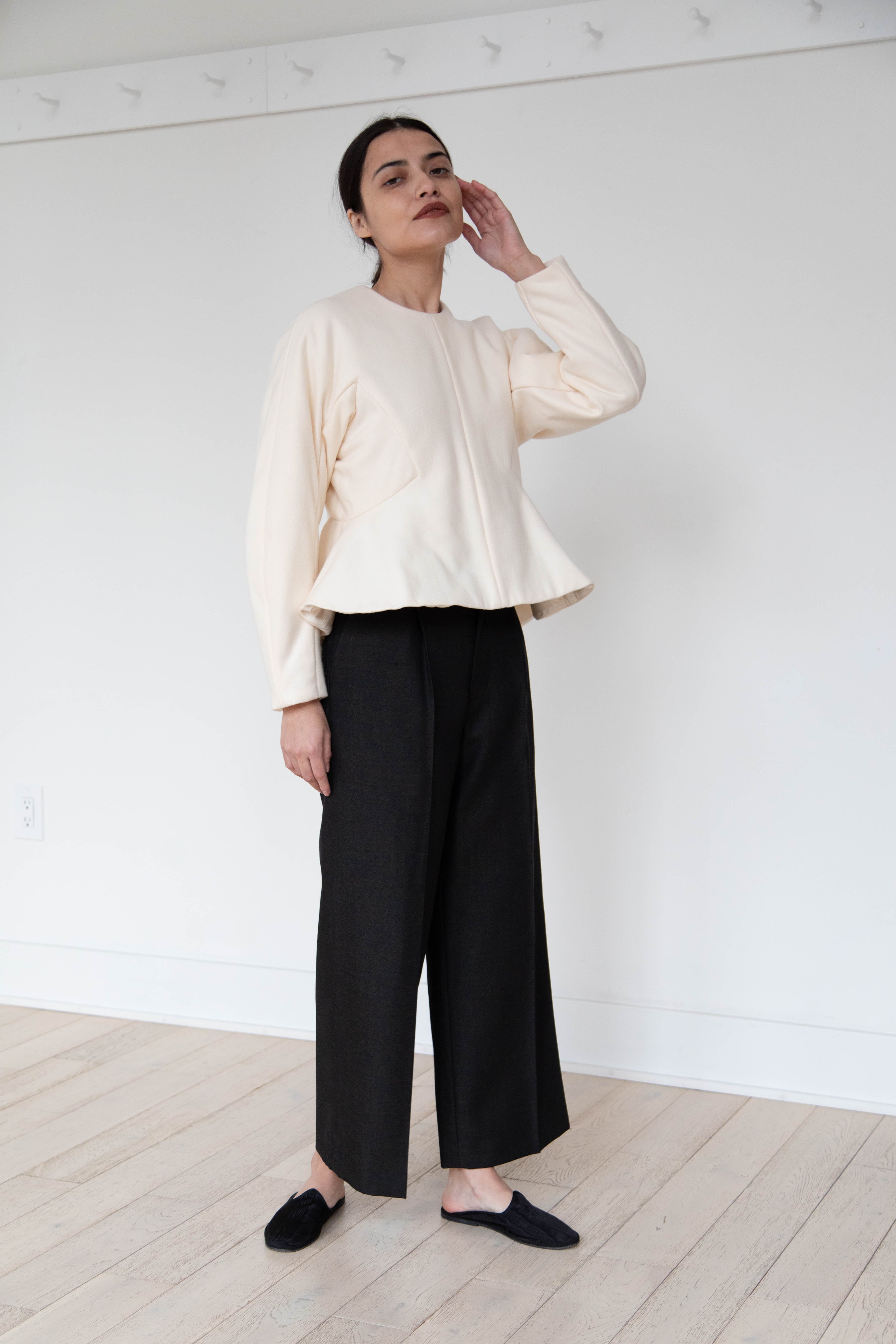 Tenne Handcrafted Modern | Pullover in Ivory