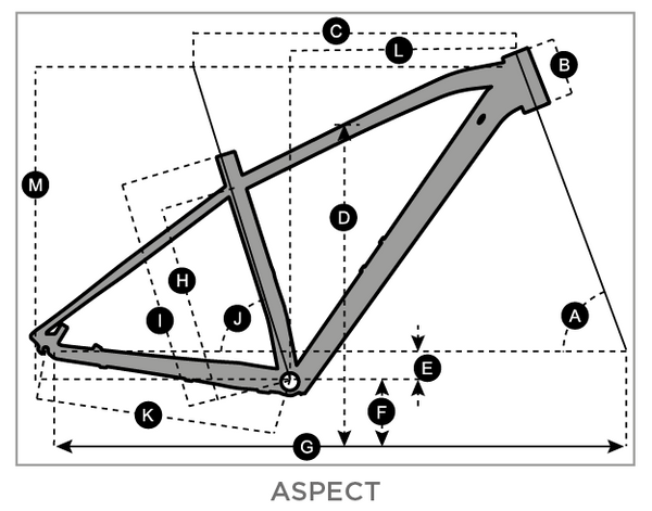 Scott Aspect 29" Geometry Chart