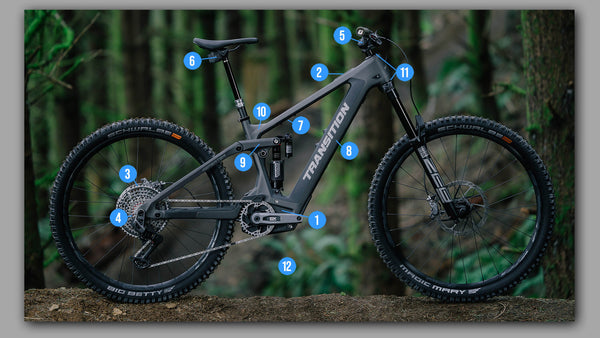 Transition repeater PT frame features