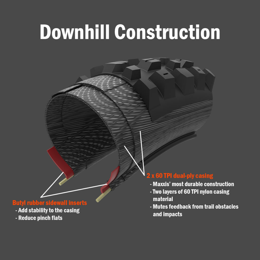 Maxxis Downhill Casing Construction Diagram