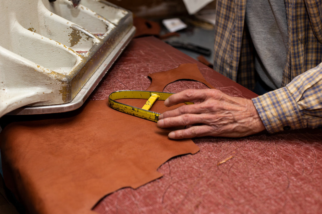 cutting leather in lewiston, Maine