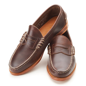 Korean Rige hævn Beefroll Penny Loafers - Carolina Brown Chromexcel | Rancourt & Co. | Men's  Boots and Shoes
