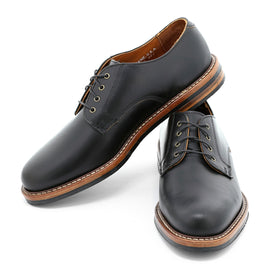 Camden, Mens Derby Shoes in Black Leather