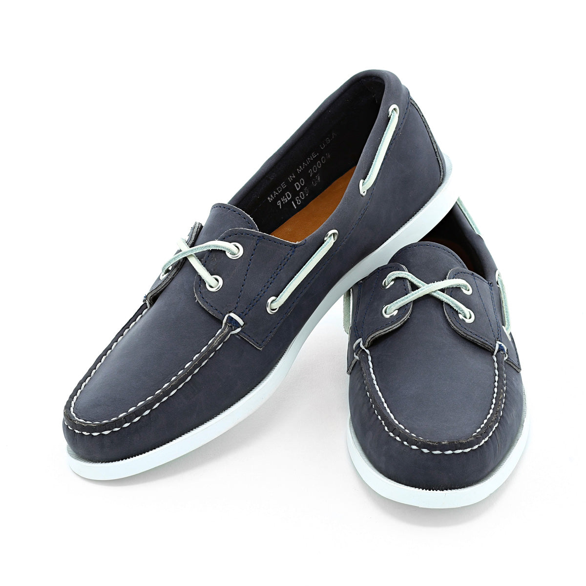 Dirigo Boat Shoe - Navy Bulldog | Rancourt & Co. | Men's Boots and Shoes