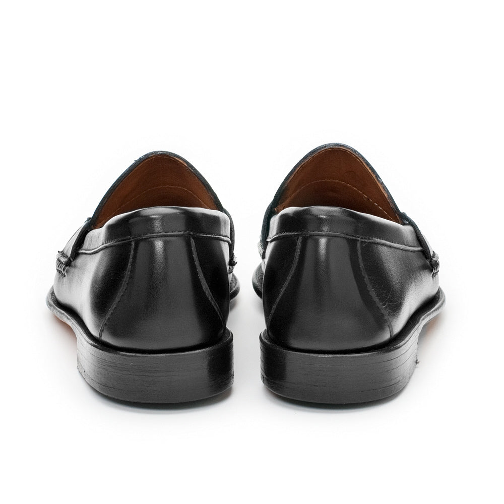 Women's Horsebit Loafers - Black Calf | Rancourt & Co. | Women's Boots ...