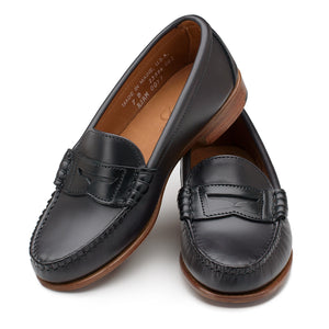 Weltline Penny Loafers - Dark Brown Calf, Rancourt & Co.