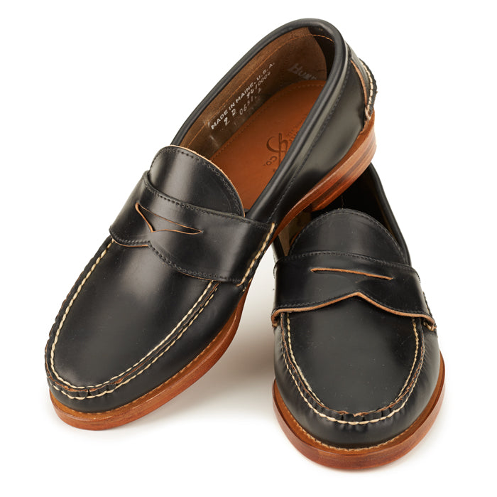 Pinch Penny Loafers - Black Shell Cordovan | Rancourt & Co. | Men's ...